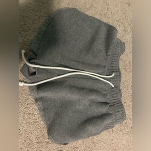 grey sweat shorts